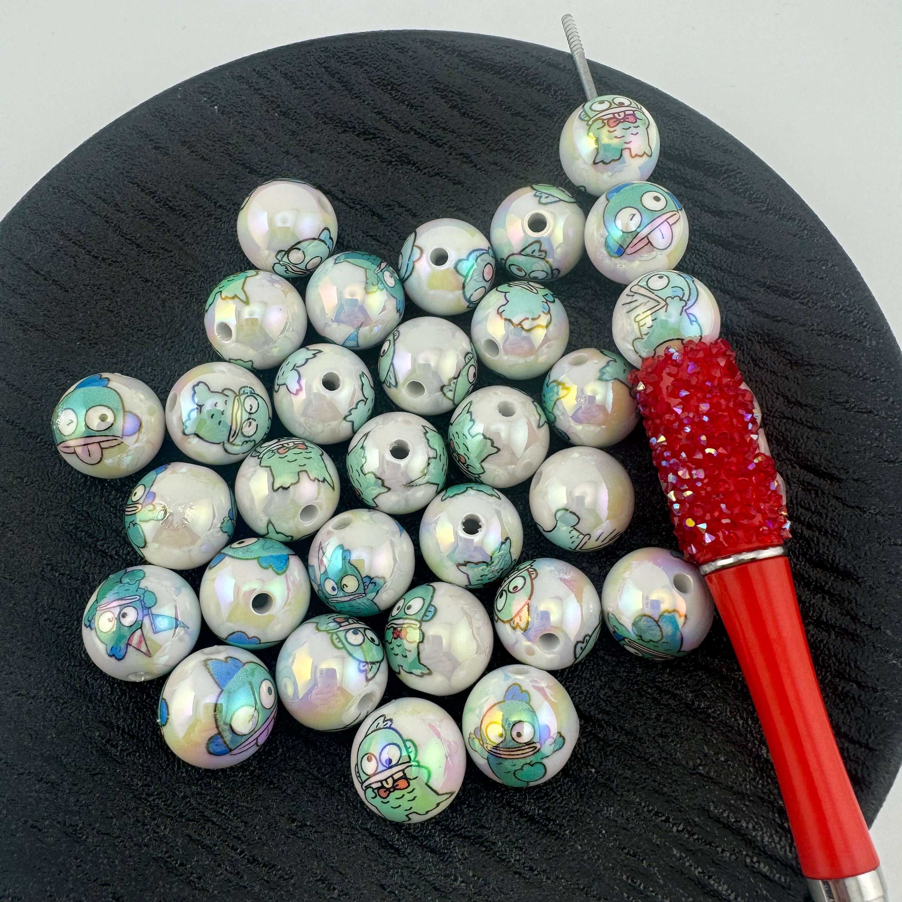 FS2037-16 MM Clown Fish Acrylic Beads Fit For Beadable Pens