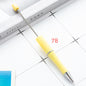 [KM2342]- 10 Pieces/Bag Solid Color Plastic Regular Beadable Pens