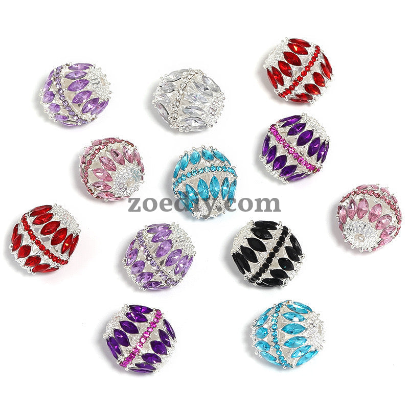 FS1618-19MM Metal Glitter Beads Fit For Beadspen Bead