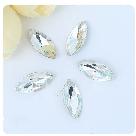 FS3791- 4*8mm Horse Eyes Diamonds Flat-Bottomed Marquise Diamonds
