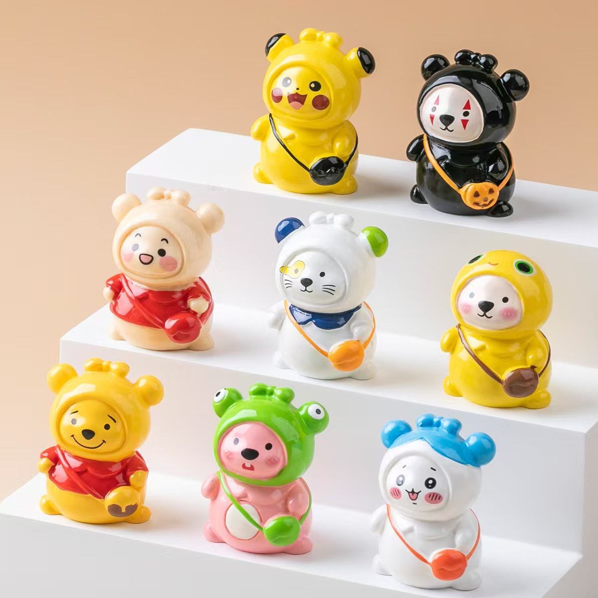 FS5210- Paypal Bear Three - Dimensional Resin
