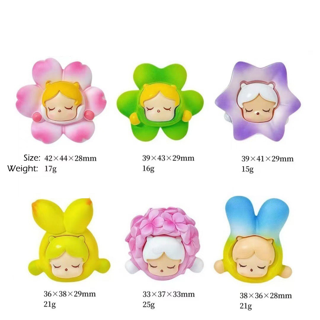 FS1399-Cutr SP Flower Doll Resin Beads ( No Hole)