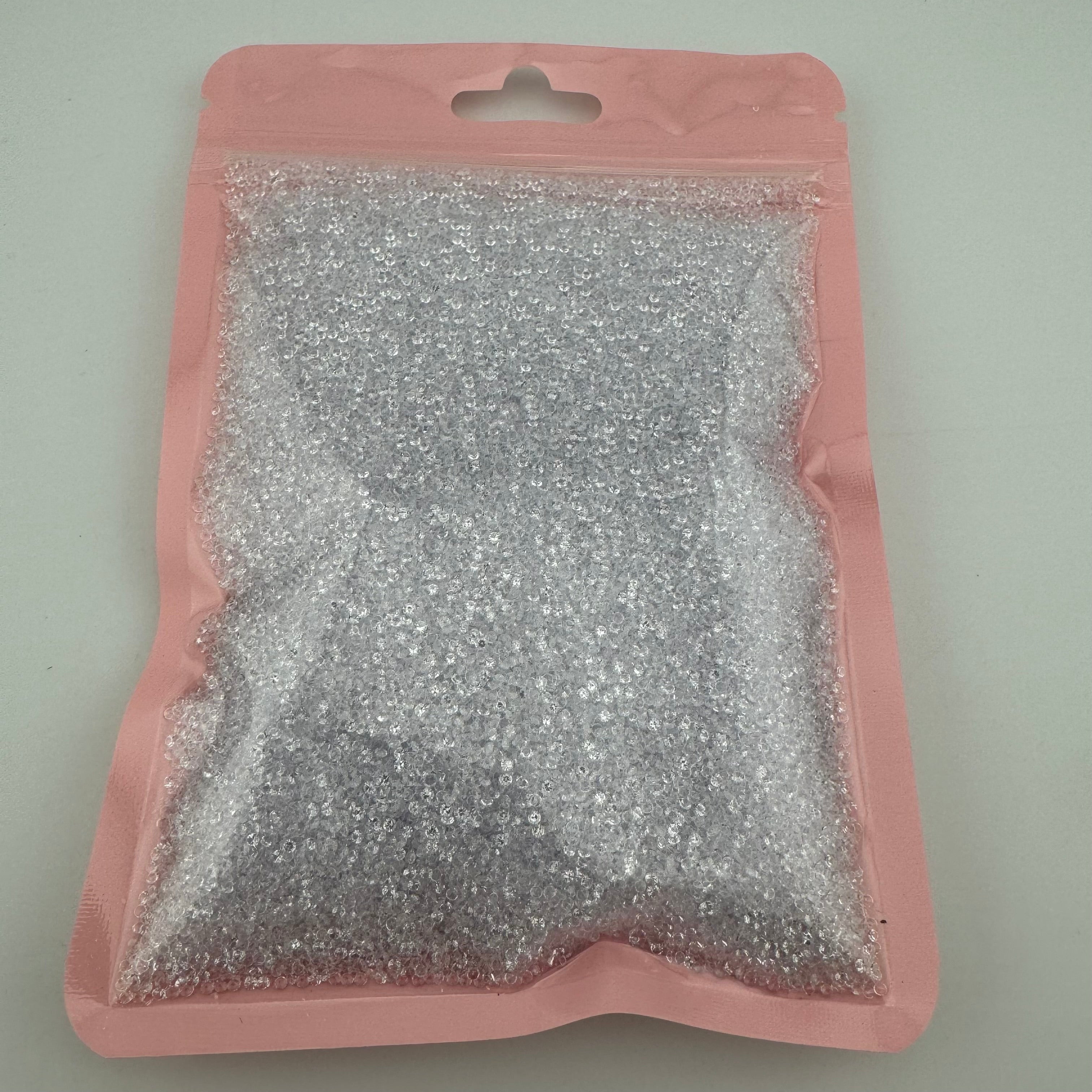 FS1478-Clear Sugar Crystal Diamonds (1.5mm Size) For Making Sugar Beads and Sugar Pens