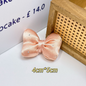 [KM6978]- 4mm*5mm Puffy Rhinestone Fabric Bows