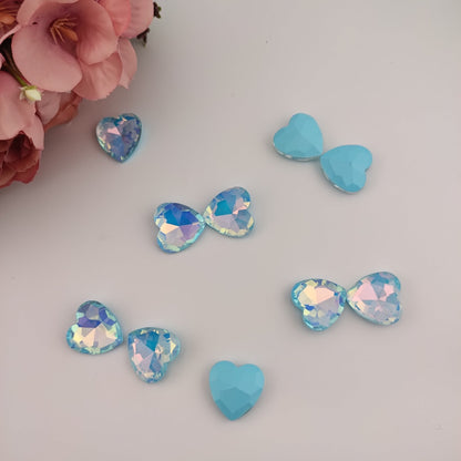 FS1175- 16mm Heart Crystal, Love-shaped Crystal Spiked-bottom Diamond