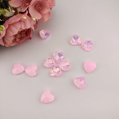 FS1175- 16mm Heart Crystal, Love-shaped Crystal Spiked-bottom Diamond