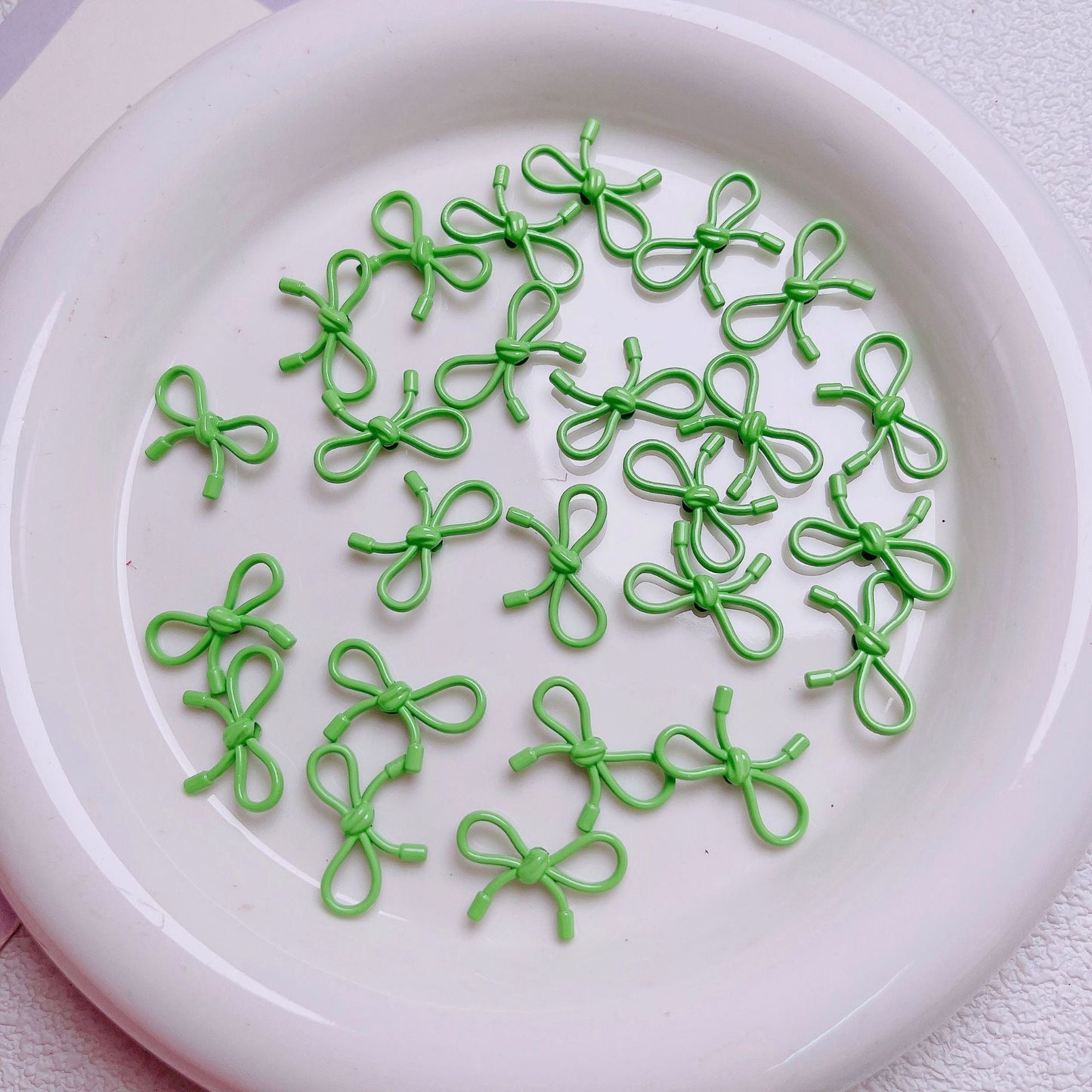 FS2511-13¡Á20mm Stoving Vanish Metal Beads For Making Keychain