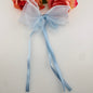[KM7024]-  Lace Pearl Edge Fabric Bows