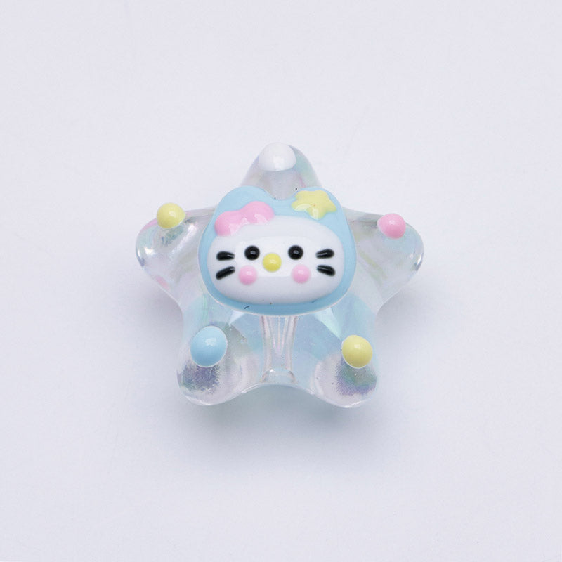 FS3694- Five - pointed Star HK Hand - painted Beads