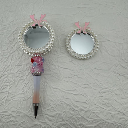 FS2437-5.6¡Á6.5cm Mirror Patch For Making Fancy Beads