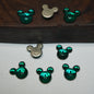 [KM6949]- 9mm*10mm M Mickey Head Crystal Diamonds Nail Art Charms