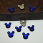 [KM6949]- 9mm*10mm M Mickey Head Crystal Diamonds Nail Art Charms