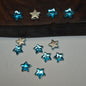 [KM6962]- 7.5mm Five-Pointed Star Crystal Diamonds, Flatback Rhinestone Nail Charms