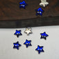[KM6962]- 7.5mm Five-Pointed Star Crystal Diamonds, Flatback Rhinestone Nail Charms