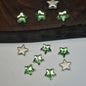 [KM6962]- 7.5mm Five-Pointed Star Crystal Diamonds, Flatback Rhinestone Nail Charms