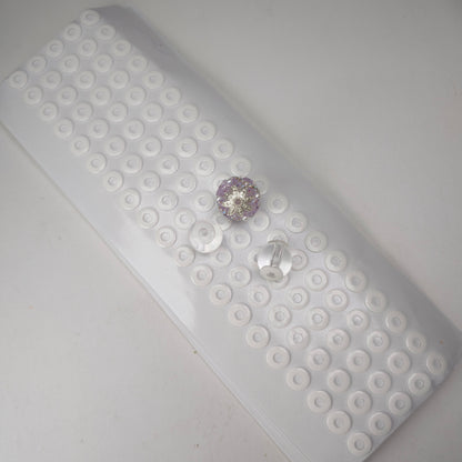[KM6969]- 10mm Round, With Middle Hole:4mm, 50 Pieces/Sheet, 1cm Round Double Sided Tapes, Pre-Cut Circular Ring Circles Nano Sticker Tapes