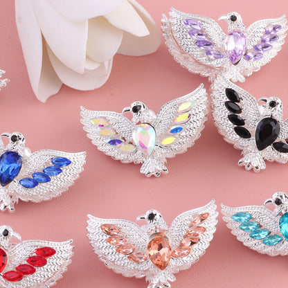 FS2879-Peace dove Birds Alloy Fancy Beads fit for pens