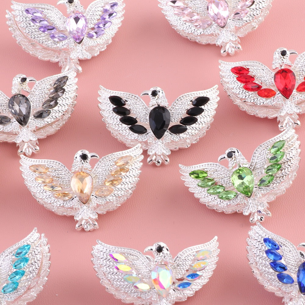 FS2879-Peace dove Birds Alloy Fancy Beads fit for pens