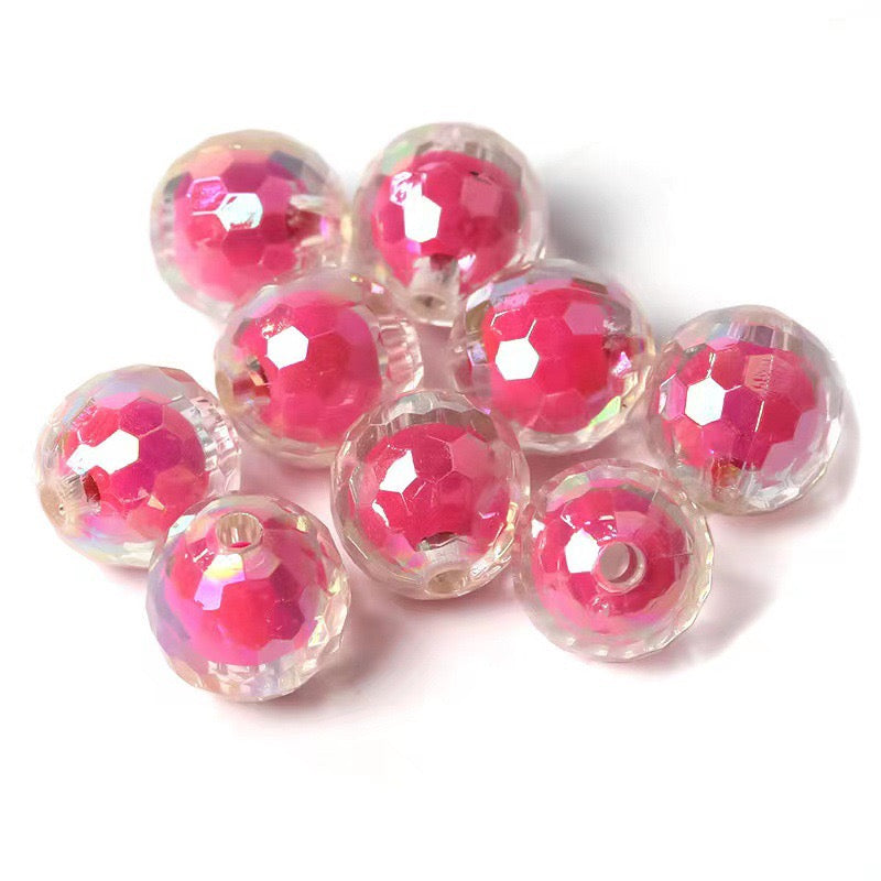 FS1210- 16mm Disco Beaded Pearl Inside Pearl