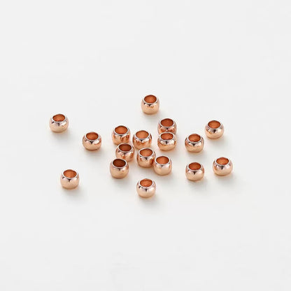 FS1814-2.5mm Sliver Crimp Beads For Making Keychain