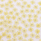 [KM5711]- 8mm Four-Petal Heart Flower Charms With Diamonds