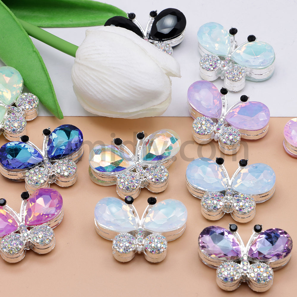 FS1619-36MM Butterfly Metal Beads Fit For Beadspen Bead