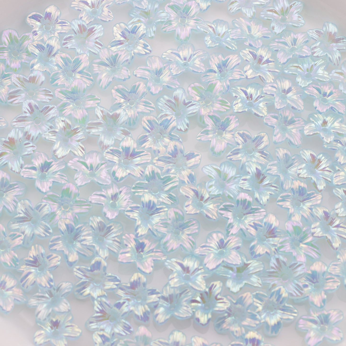 FS5512- 11mm Ab Plated Small Flower With Holes