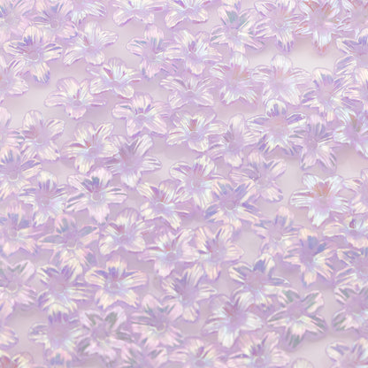 FS5512- 11mm Ab Plated Small Flower With Holes
