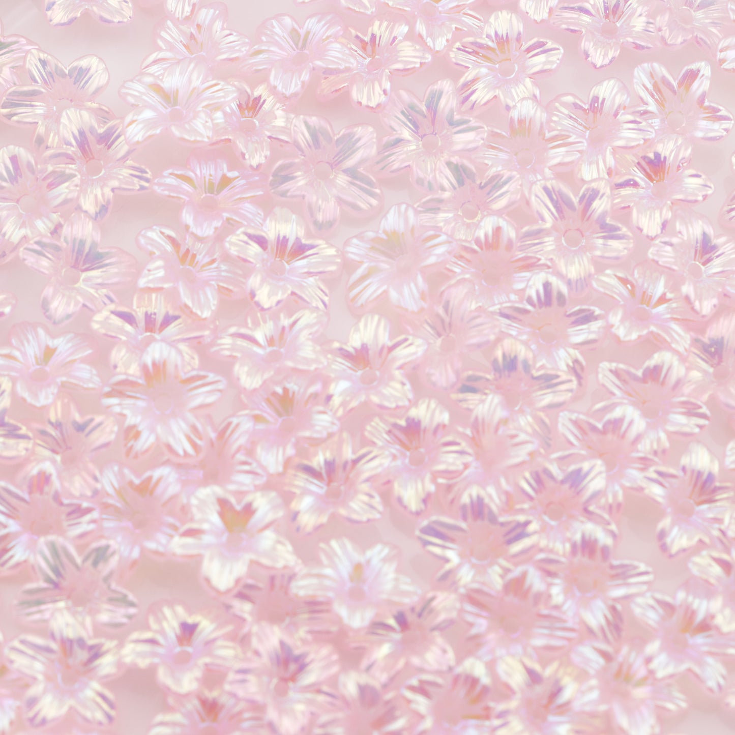 FS5512- 11mm Ab Plated Small Flower With Holes