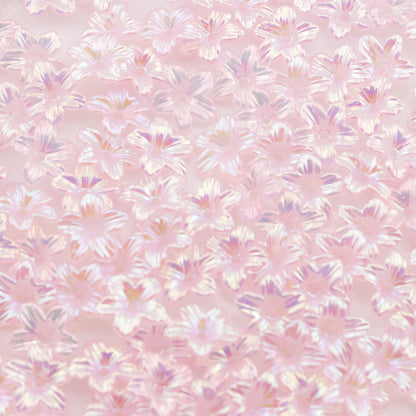 FS5512- 11mm Ab Plated Small Flower With Holes