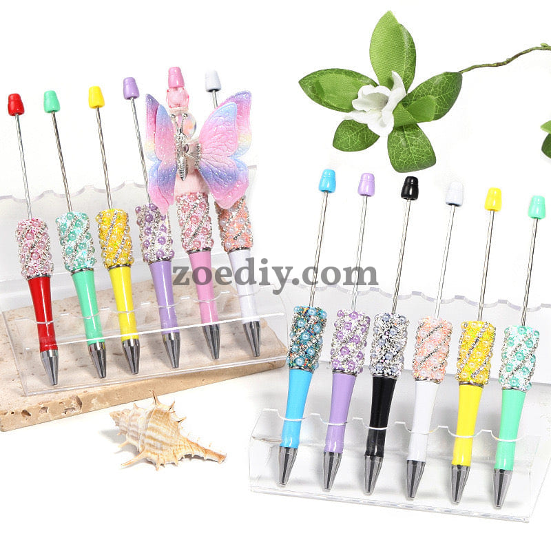 Mixed Color Pearl Chain Sparkling Beadable Pens