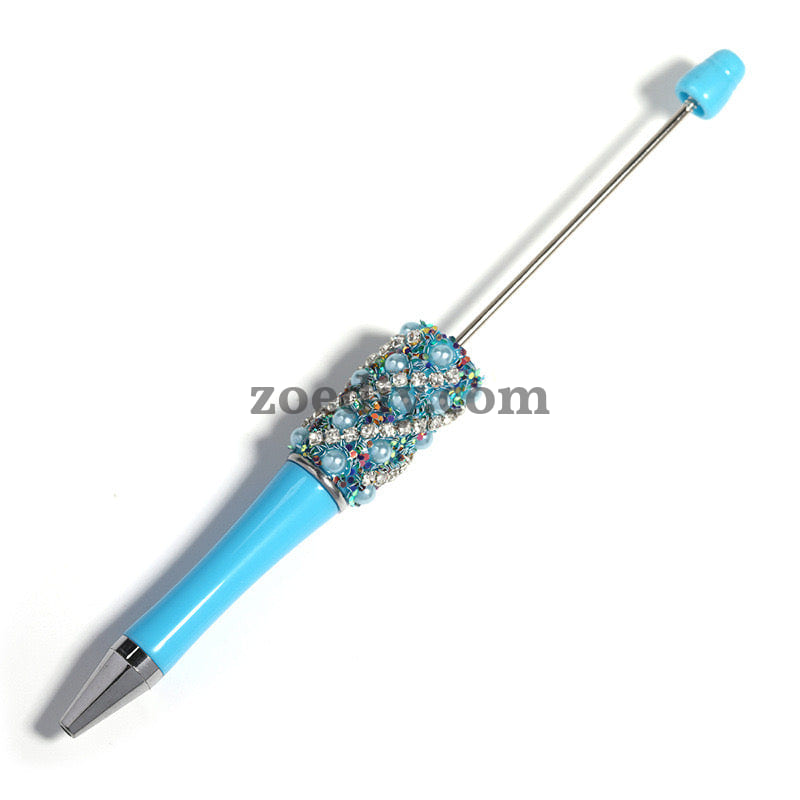 Mixed Color Pearl Chain Sparkling Beadable Pens