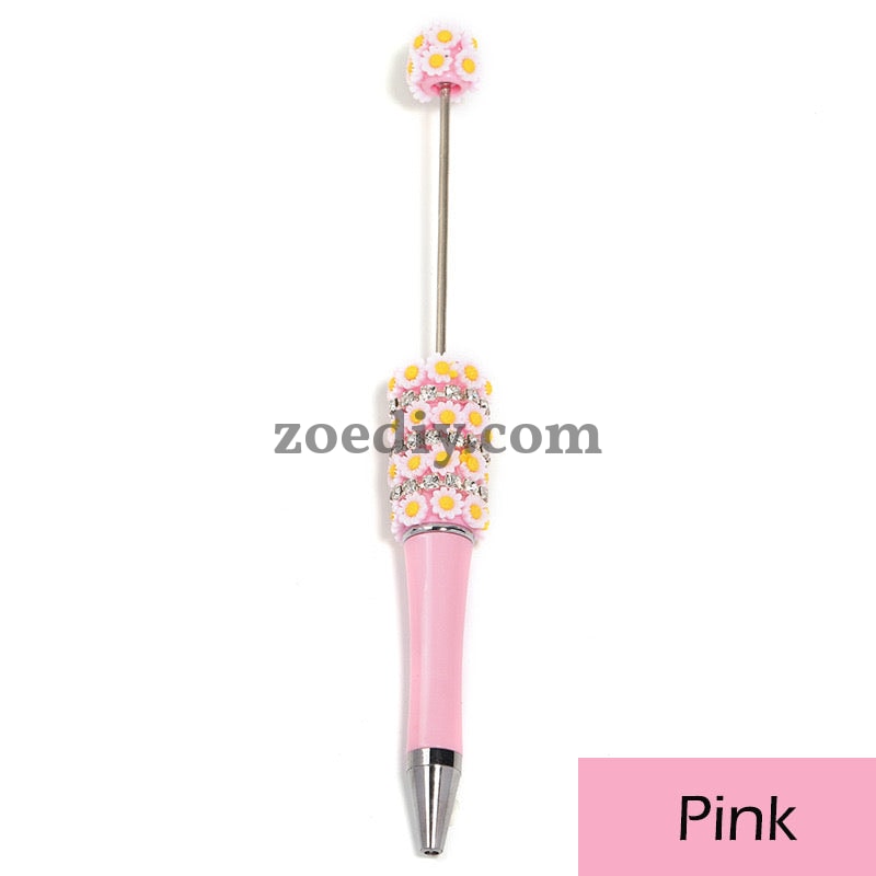 Mixed Color  Daisy Chain Sparkling Beadable Pens