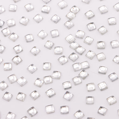 FS0975- 4*4Mm Mini Square Diamond Stickers