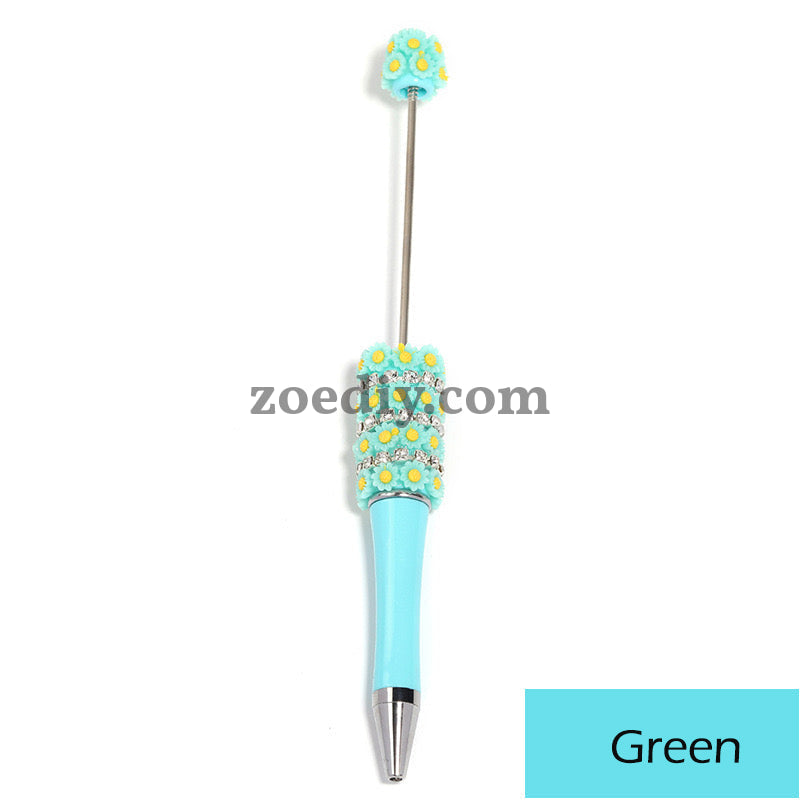 Mixed Color  Daisy Chain Sparkling Beadable Pens