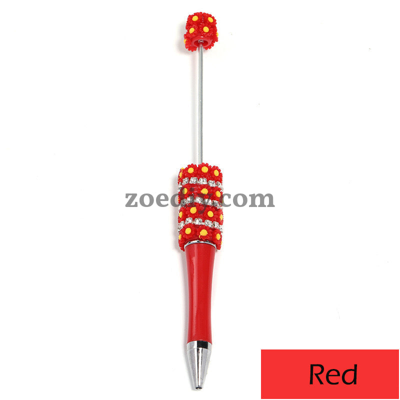 Mixed Color  Daisy Chain Sparkling Beadable Pens