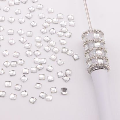 FS0975- 4*4Mm Mini Square Diamond Stickers