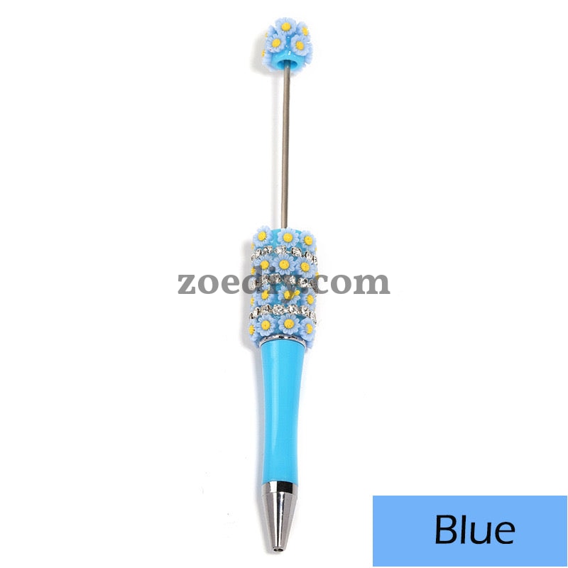 Mixed Color  Daisy Chain Sparkling Beadable Pens