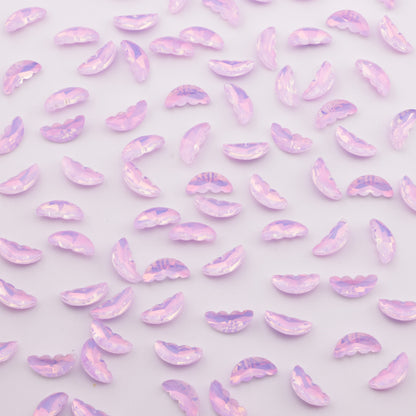 FS2228- 5*10mm Butterfly Wings Mocha Crystal