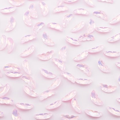 FS2228- 5*10mm Butterfly Wings Mocha Crystal