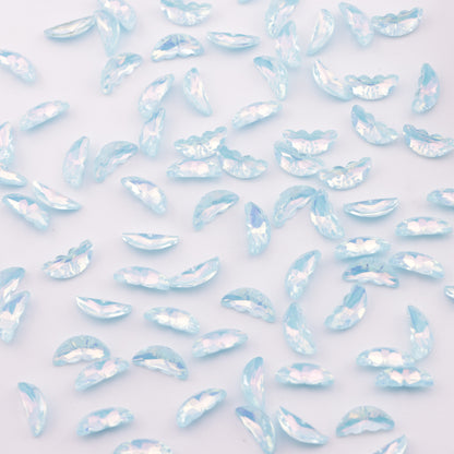 FS2228- 5*10mm Butterfly Wings Mocha Crystal