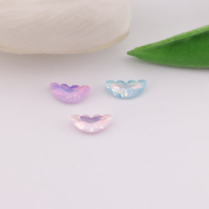 FS2228- 5*10mm Butterfly Wings Mocha Crystal