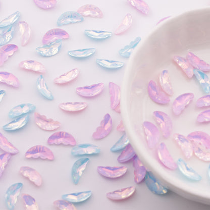 FS2228- 5*10mm Butterfly Wings Mocha Crystal