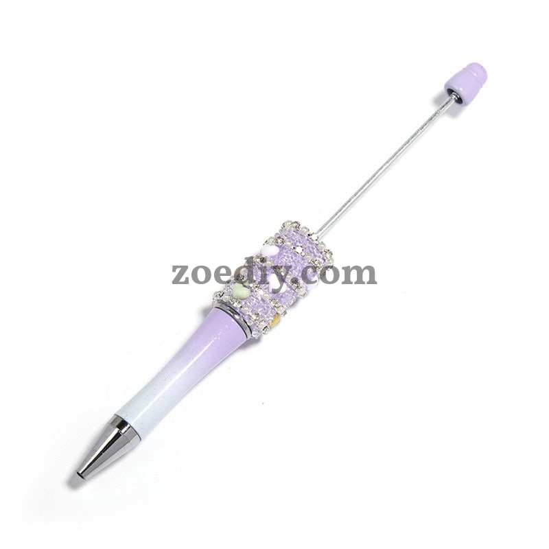 Mixed Color Love Chain Star Sugar Sparkling Beadable Pens