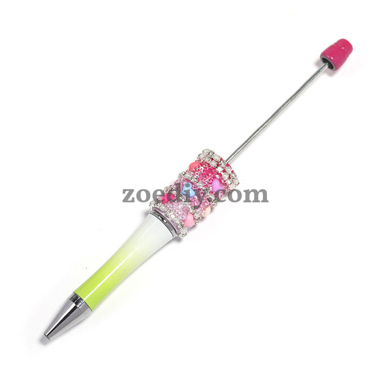 Mixed Color Love Chain Star Sugar Sparkling Beadable Pens