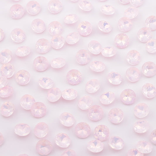 FS2864- 8mm Pink Pointed-Bottom Mocha Round Diamond