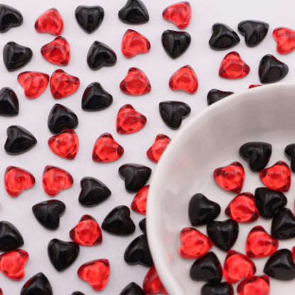 FS3841- 8*8mm Flat Base Heart Diamonds Lovable Flat-Bottomed Diamonds