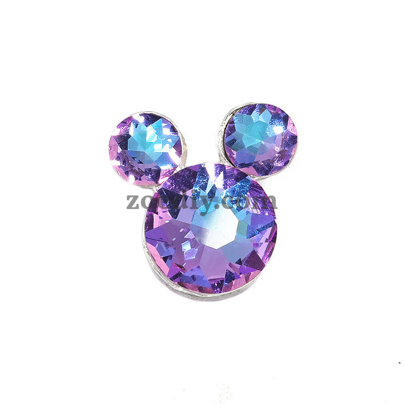 FS0360- Mixed Color Mickey Head Alloy Beads Fit For Beadable Pens