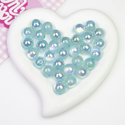 FS0361- 16MM Round Mixed Color UV Shiny Cat Eyes Resin Beads Fit For Beadable Pens
