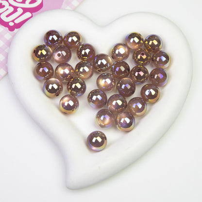 FS0361- 16MM Round Mixed Color UV Shiny Cat Eyes Resin Beads Fit For Beadable Pens